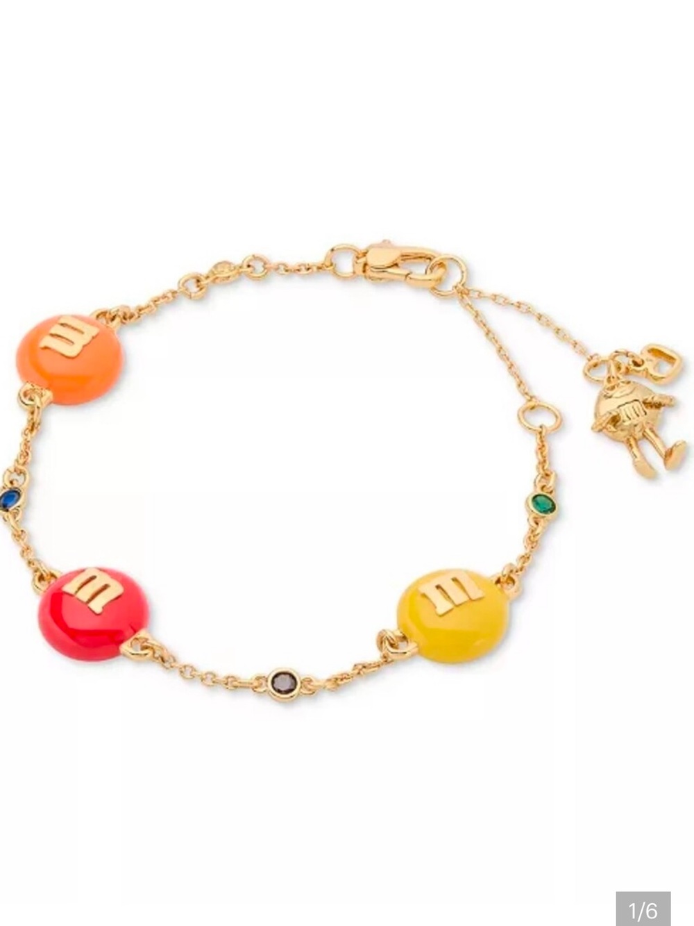 New kate spade  M&M Gold-Tone bracelet